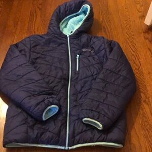 Eddie Bauer reversible puffer jacket